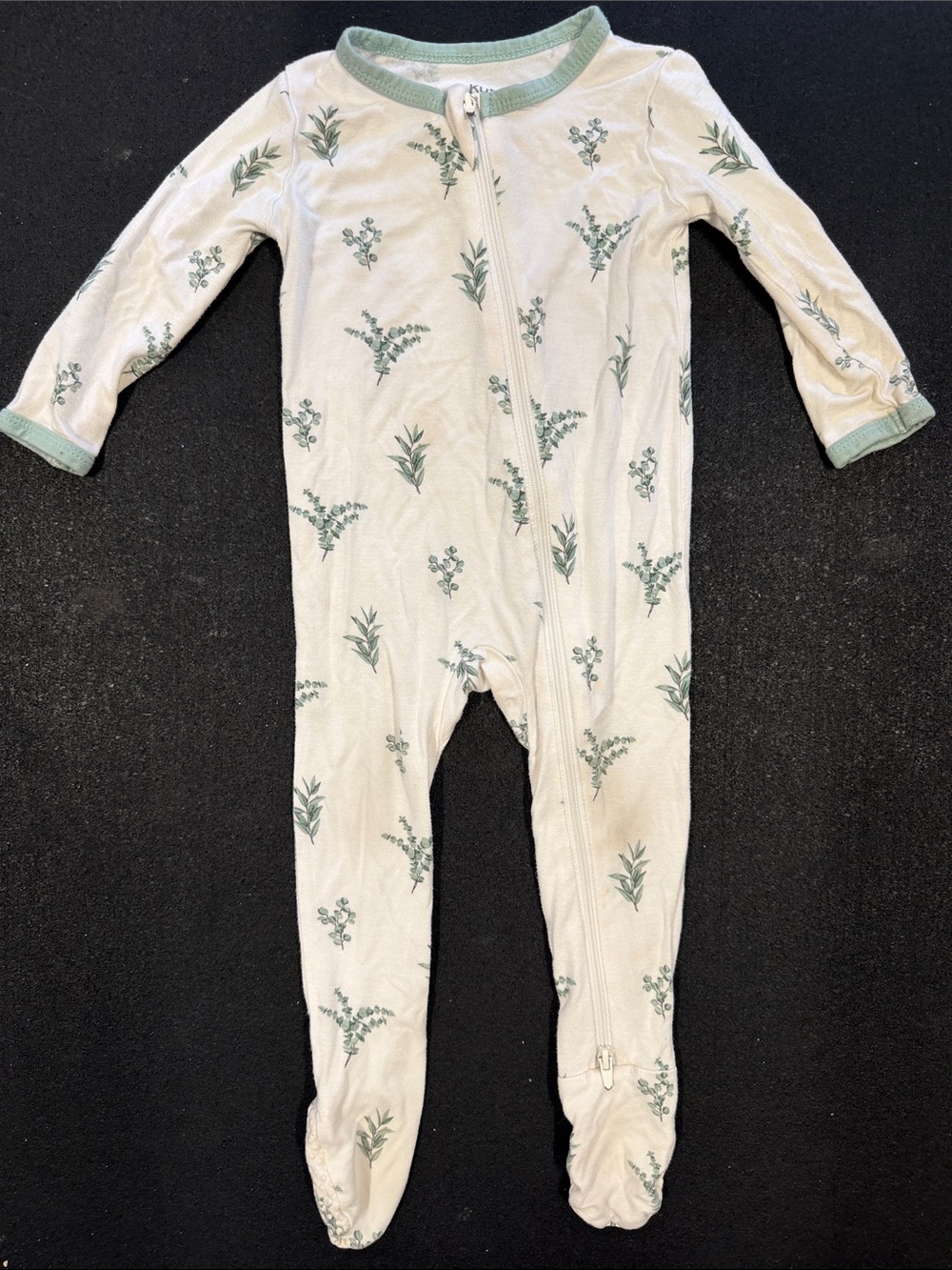 Kyte Baby Footed One-Piece in Eucalyptus Print